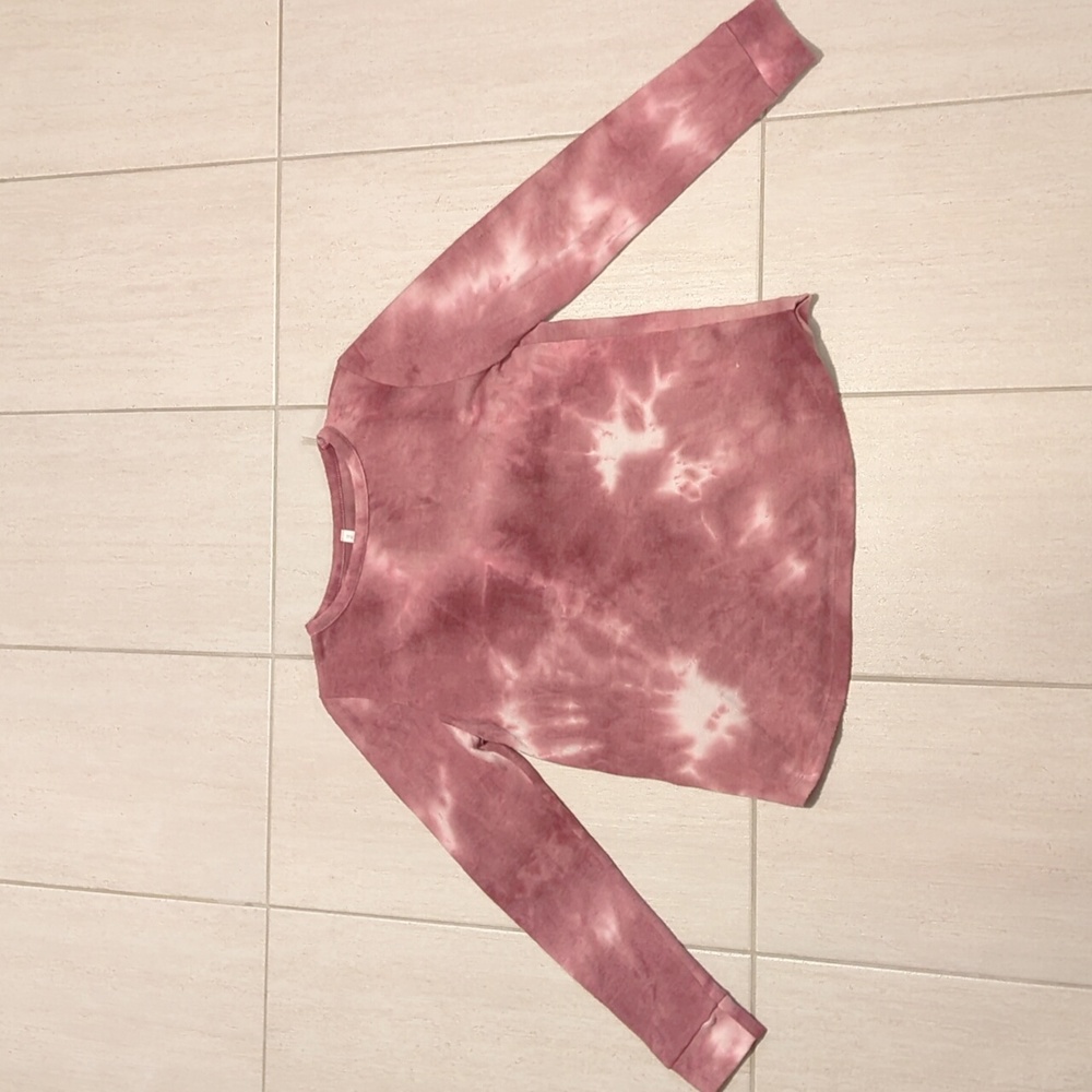 Mia & Tess Pink Fleece Tie-dye 🟪